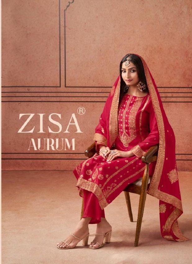 Aurum By Zisa Pure Weaving jacquard Salwar Kameez Wholesale Shop In Surat