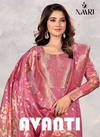 Avanti By Naari Jacquard Organza Printed Salwar Kameez Wholesale Shop In Surat