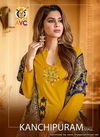 Avc Kanchipuram Stall Latest Designer Festive Wear Cotton Dress Material With Banarasi Jacquard Dupatta