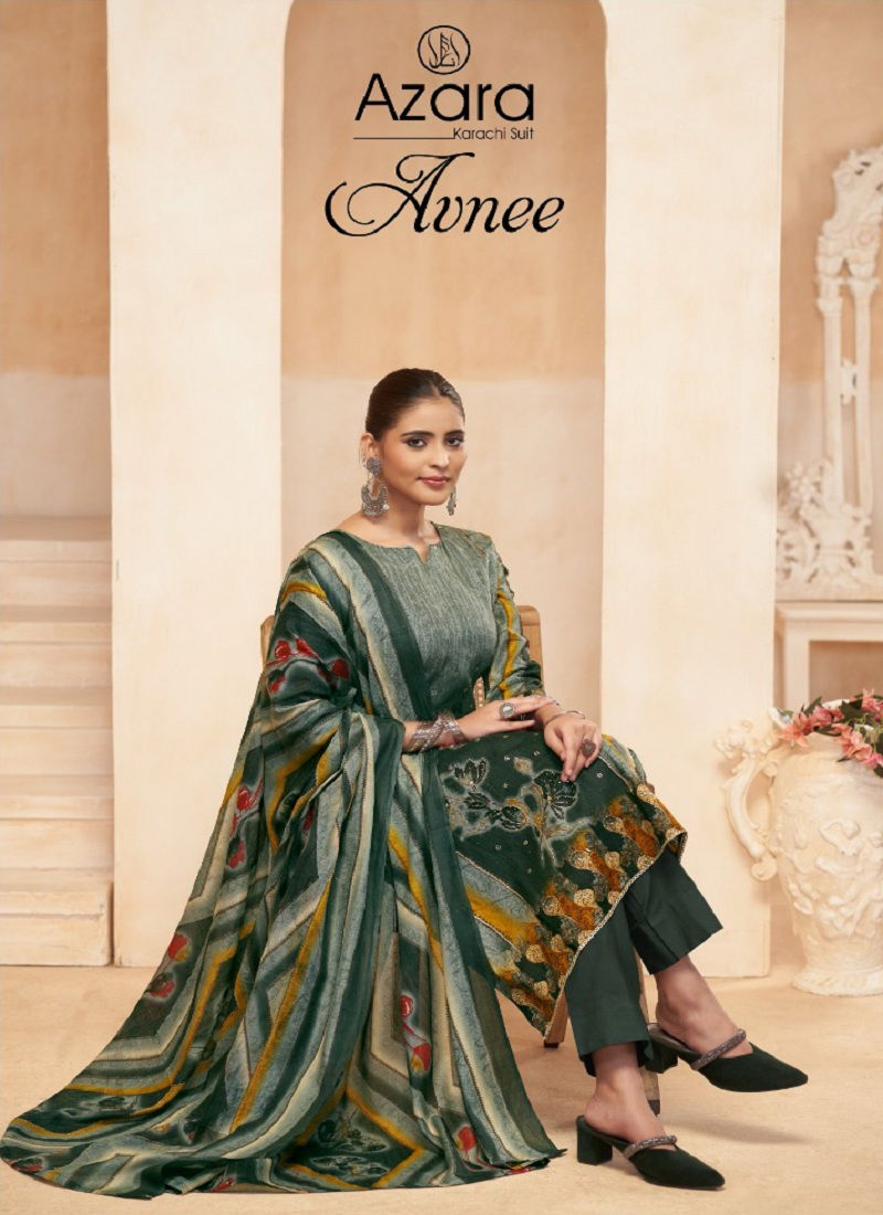 Avnee By Radhika Azara Lawn Cotton Printed Dress Material Exporters In India Catalog