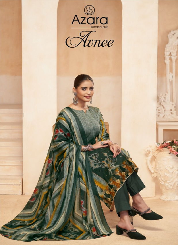 Avnee By Radhika Azara Lawn Cotton Printed Dress Material Exporters In India