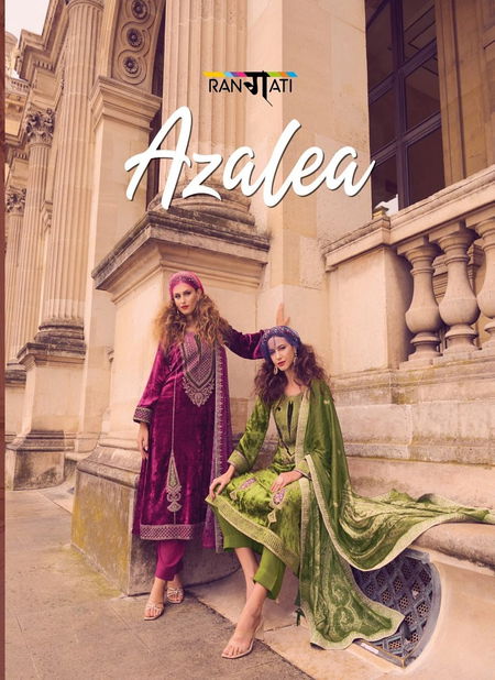 Azalea By Rangati Winter Wear Viscose Velvet Salwar Kameez Wholesale Price In Surat Catalog