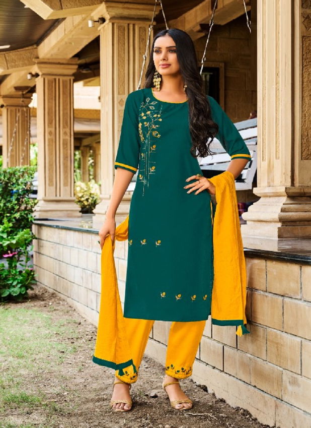 Baanvi Paridhi 1 New Latest Designer Kurti Pant With Dupatta Readymade Collection