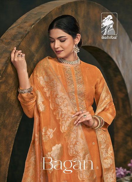 Bagan By Sahiba Fancy Shimmer Dress Material Wholesale Market In Surat
