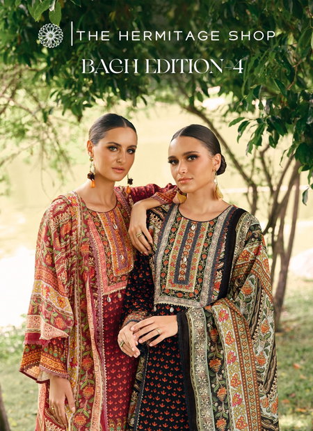 Bagh Edition 4 By The Hermitage Shop Lawn Dress Material Wholesale Shop In Surat