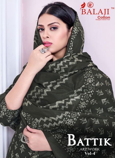 Balaji Battik Cotton Art Work Vol 4 Dress Material Catalog Catalog