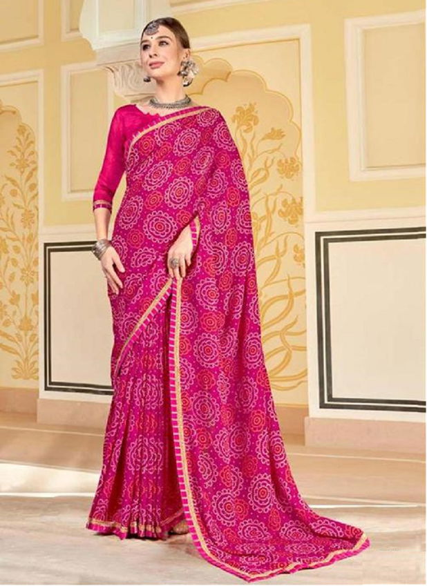 Bandhan Designer Bandhej Regular Wear Printed Designer Latest Saree Collection