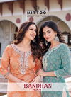 Bandhan Vol 4 By Mittoo Rayon Printed Embroidery Kurtis Wholesale Clothing Suppliers In India