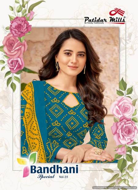 Bandhani Special Vol 35 By Patidar Mills Prinnted Cotton Dress Material Wholesale Market In Surat
