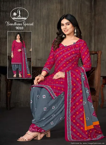 Bandhani Special Vol 9 By Miss World Cotton Printed Dress Material Wholesale Price In Surat
 Catalog