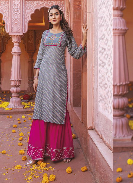 Bandhani Vol 5 By Kiana Kurti With Bottom Catalog Catalog