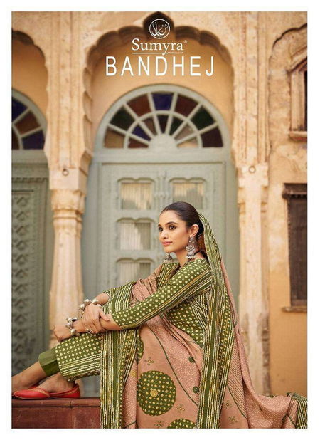 Bandhej By Radhika Sumyra Pashmina Dress Material Orders In India Catalog