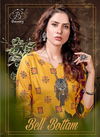 Banwery Bell Bottom Ethnic Wear Heavy Magic Slub with Guaranteed Foil Print in front and back Kurti With Bottom Collection