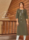 Banwery Blend 7 Ethnic Wear Embroidery Work Pure Cotton Kurti Collection
