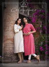 Banwery Colourbar Latest Fancy Heavy Foil Print Ethnic Wear Designer Kurtis Collection
