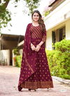 Banwery Paridhi Fancy Ethnic Wear Heavy Rayon Long Kurti With Dupatta Collection