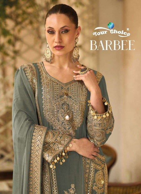 Barbee By Your Choice Chinon Readymade Suits Wholesale Market In Surat