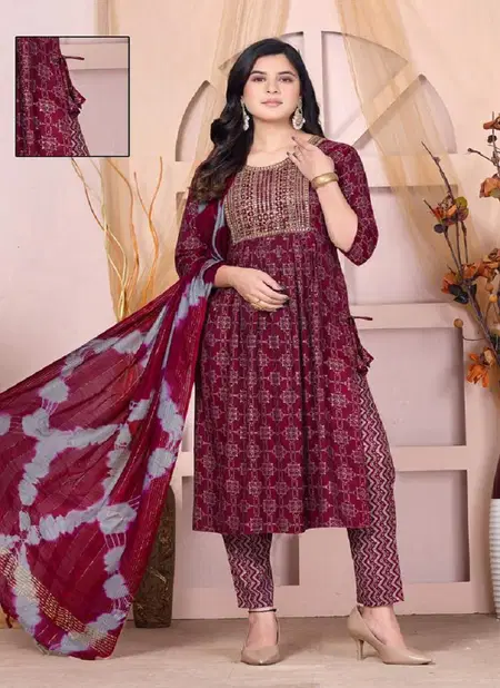 Beauty Bliss 2 By Jlf Printed Casual Wear Kurti Bottom With Dupatta Catalog Catalog