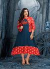 Beauty Queen Aanya Fancy Wear Rayon Kurti With Jacket Collection