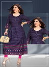 Beauty Queen Goldy 3 Ethnic Wear Rayon Printed Anarkali Kurti Collection
