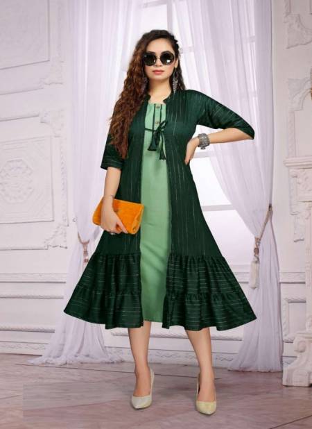 Beauty Queen Ladali 2 Fancy Designer Party Wear Rayon Kurti Collection Catalog