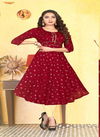 Beauty Queen Popular 2 Casual Daily Wear Rayon Printed  Anarkali Kurti Collection