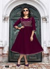 Beauty Queen Prisha Fancy Designer Ethnic Wear Rayon Anarkali Kurti Collection