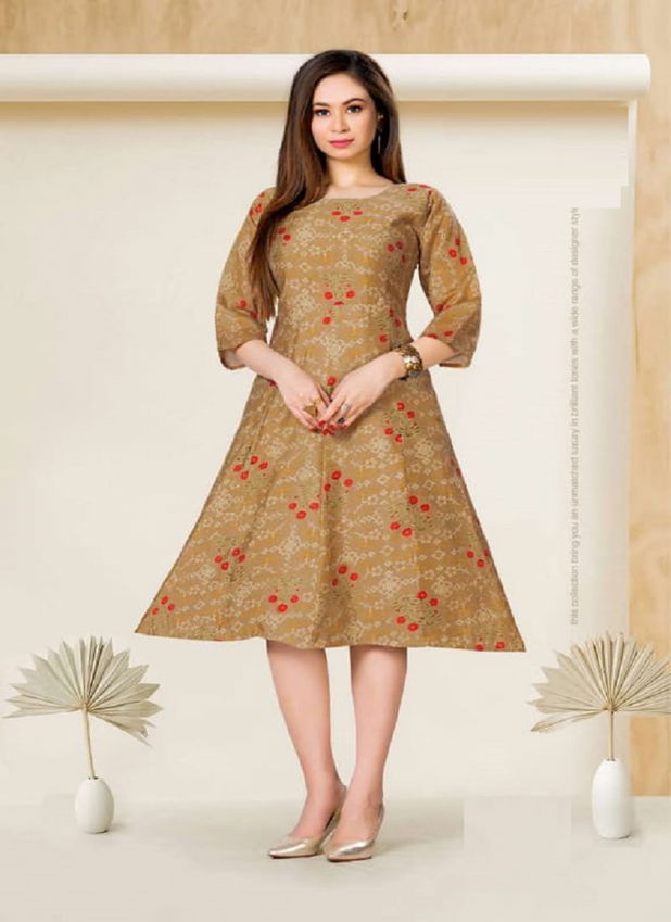 Beauty Queen Rider Ethnic Wear Silk Designer Kurti Collection