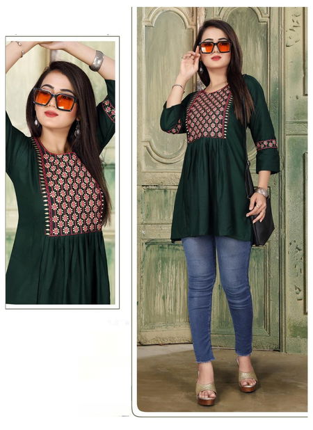 Beauty Queen Tunics 1 Fancy Ethnic Wear Designer Top Collection Catalog