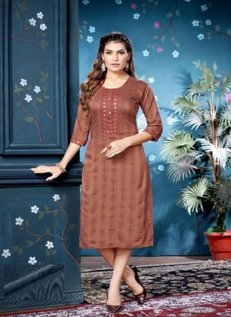 Beauty Ridhima New Exclusive Wear Fancy Sequence Work Kurti Collection