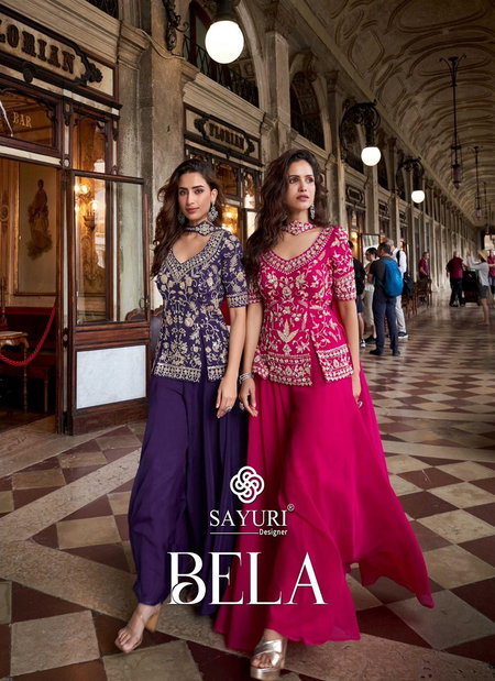 Bela By Sayuri Organza Silk Embroidery Readymade Suits Orders In India