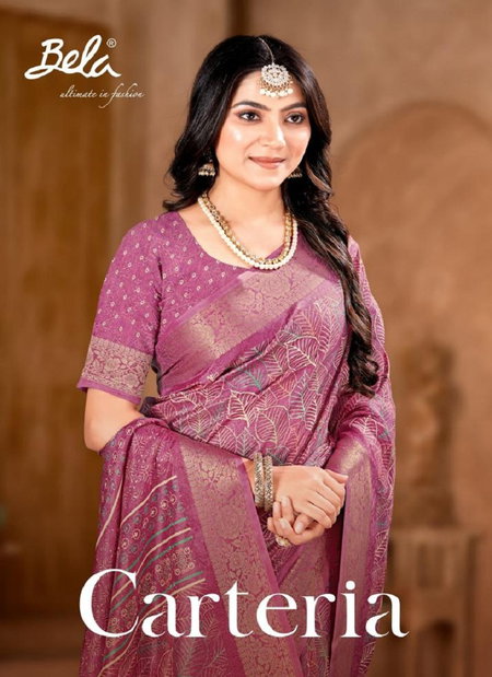 Carteria By Bela Fashion Cotton Silk Luxurious Sarees For Women Wholesale Suppliers In India