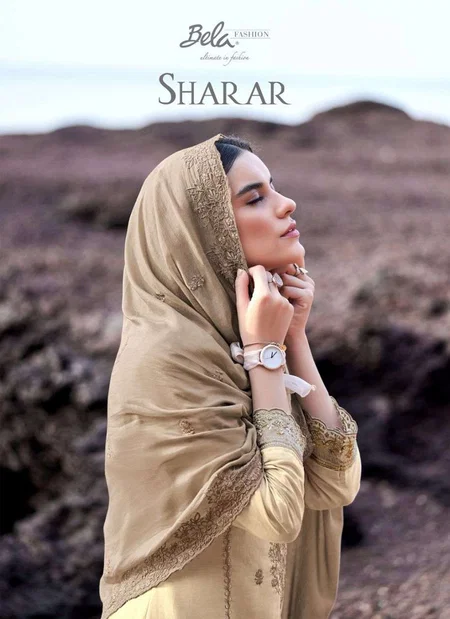 Sharar By Bela Viscose Muslin Exclusive Fancy Suits Wholesale Online