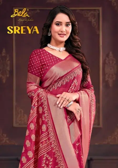 Sreya By Bela Trendy Bright Silk Sarees Wholesale Price In Surat