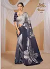 Venus By Bela Fashion Satin Print Saree Bulk Orders In India