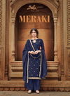 Bela Meraki Exclusive Designer Festive Wear With Embroidery Work Cotton Silk Suits 