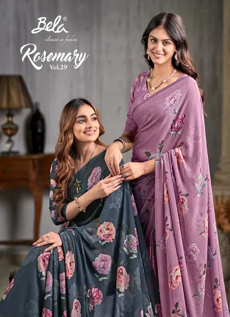 Rosemary Vol 29 By Bela Weightless Womens Saree Wholesale Clothing Suppliers In India