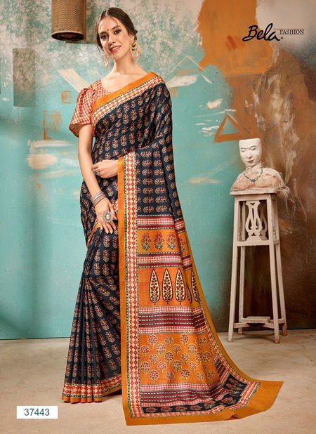 Bela Tulsi New Designer Manipuri Silk Digital Printed Latest Party Wear Saree Collection Catalog