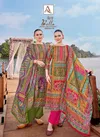 Bella 13 By Alok Suit Maslin Printed Dress Material Designer Wholesalers In Delhi