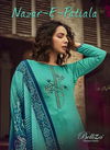 Belliza Nazar E Patiala 6 Fancy Casual wear Heavy Jam Cotton with Kashmiri Embroidery work Top With Four Side Less Nazneen dupatta Dress Material Collection 