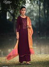 Belliza Shubharambh 2 Fancy Wedding Wear Pure Original Heavy Jam Cotton with Exclusive Heavy Embroidery Top With Banarasi Dupatta Dress Material Collection