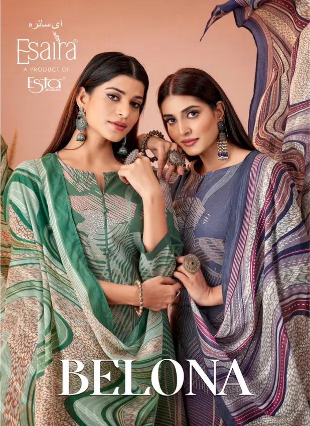 Belona By Esta Cambric Cotton Printed Salwar Kameez Exporters In India