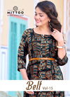 Belt Vol 15 By Mittoo Rayon Printed Party Wear Kurtis Wholesale Shop In Surat