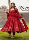 Bestti By Arya Georgette Anarkali Readymade Suits Catalog