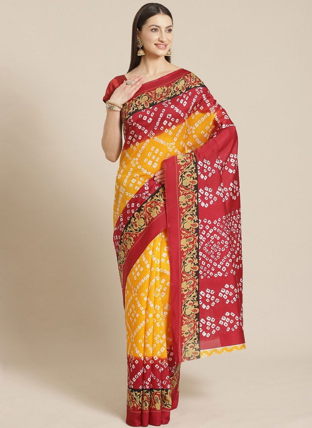 Bhagalpuri 3 Ethnic Festive Daily Wear Silk Sarees Collection