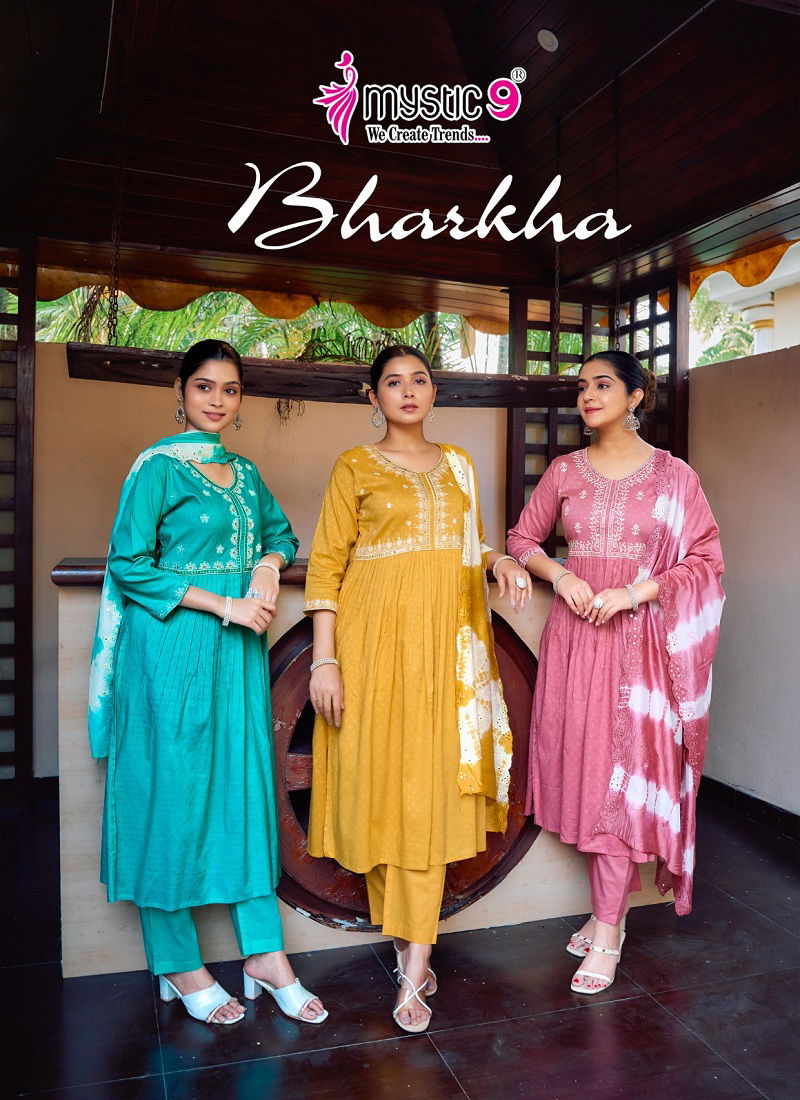 Bharkha Vol 1 By Mystic 9 Cotton Dobby Kurti With Bottom Dupatta Wholesale Online Catalog