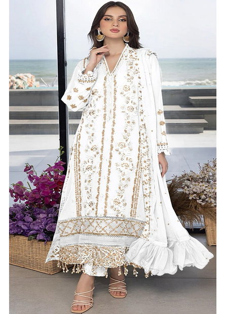 Bilqis B-03 E-F Georgette Pakistani Suits Wholesalers In Delhi