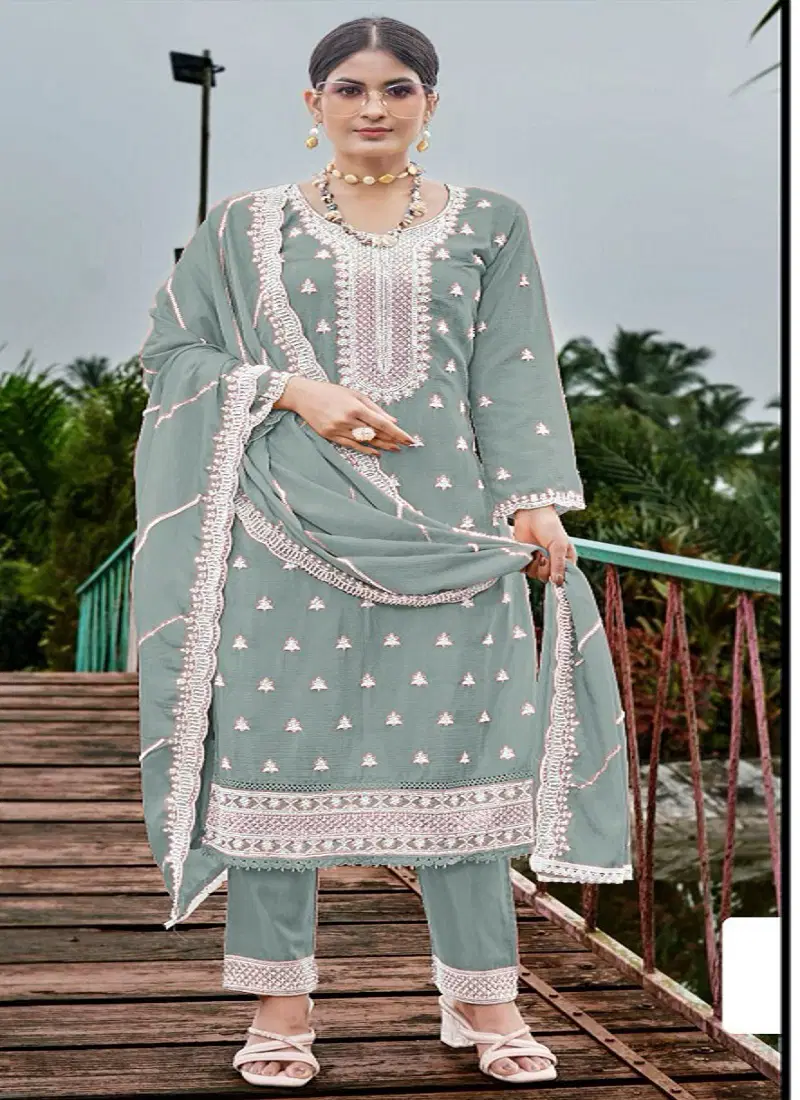 Bilqis B 159 Organza Embroidered Pakistani Salwar Kameez Collection Catalog