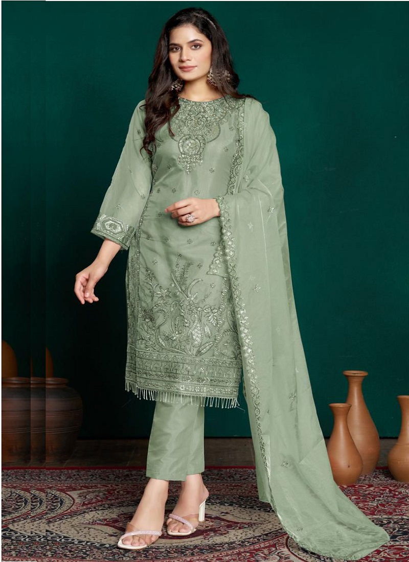 Bilqis B 94 A to D Handwork Embroidery Organza Pakistani Suit Wholesale Online
 Catalog