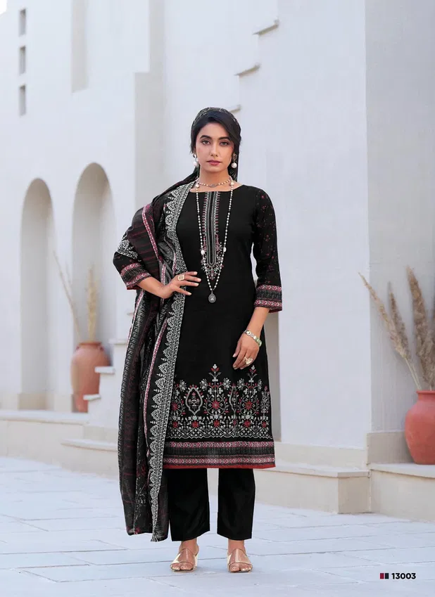 Bin Saeed 12 By Deepsy Pure Cotton Embroidery Pakistani Salwar Suit Orders In India